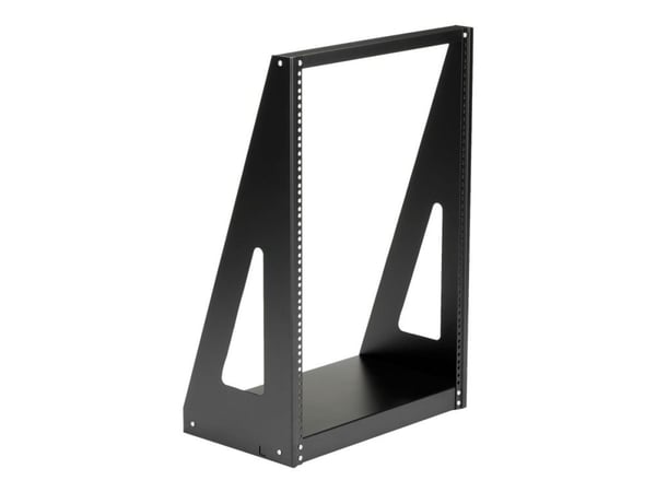 Startech 16U Open Frame Network Rack - 19" 2 Post Free Standing Desktop Rack for Computer, AV, Media, IT Equipment for Server Room (2POSTRACK16) - ...
