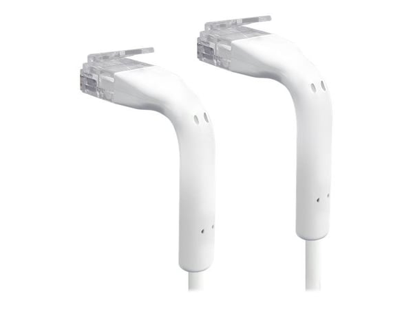 Ubiquiti UniFi - Patchkabel - RJ-45 (han) til RJ-45 (han) - 10 cm - 3 mm - CAT 6 - booted - hvid (pakke med 50)