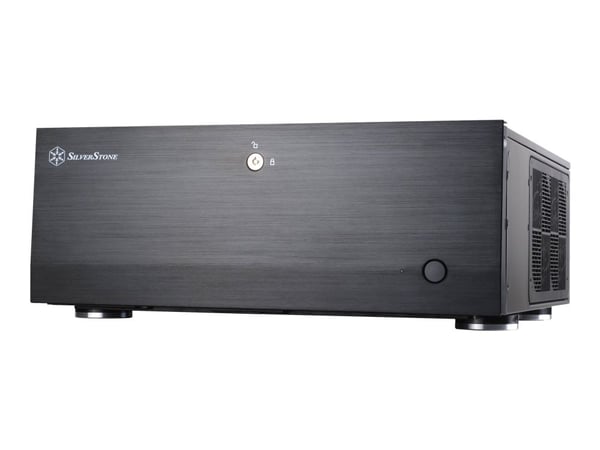 SilverStone Grandia GD07 - Tower - SSI EEB - ingen strømforsyning (ATX / PS/2) - svart - USB/lyd