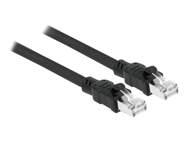 Delock - Koblingskabel - RJ-45 (hann) til RJ-45 (hann) - 2 m - 7.7 mm - foliebelagt uskjermet tvinnet kabelpar (F/UTP) - CAT 6a - halogenfri, forms...