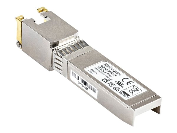 StarTech.com Cisco SFP-10GB-TC-kompatibel SFP+-modul, 10GBASE-T, SFP til RJ45 Cat6/Cat5e, 10GE Gigabit Ethernet SFP+, RJ-45 (kobber) 30m, Cisco Fir...