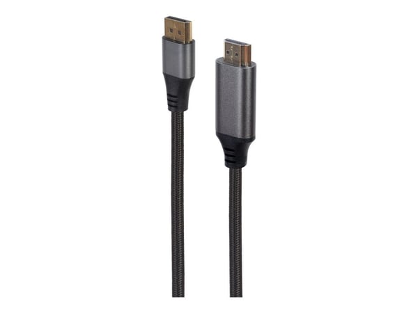 Cablexpert Premium series - Adapterkabel - DisplayPort hann til HDMI hann - 1.8 m - intelligent brikke, 4K 60Hz støtte