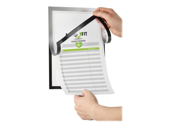 DURABLE DURAFRAME NOTE - Dokumentholder - for A4 - metallic sølv