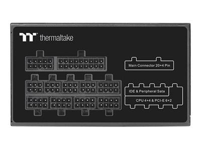 Thermaltake ToughPower PF1 TTP-850AH2FKP - TT Premium Edition - strømforsyning (intern) - ATX12V - 80 PLUS Platinum - 850 watt - aktiv PFC - svart