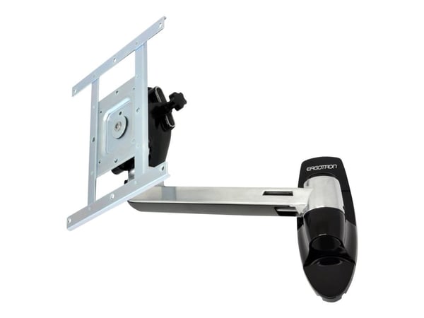 Ergotron LX HD Wall Mount Swing Arm - Monteringssett (svingarm) - for TV - aluminium - skjermstørrelse: up to 49" - veggmonterbar