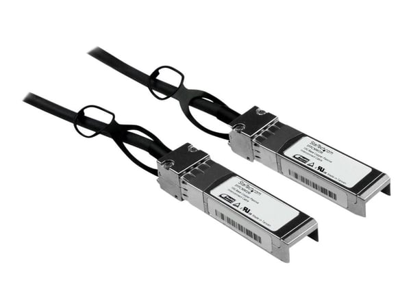 StarTech.com Cisco SFP-H10GB-CU3M-kompatibel 3m 10G SFP+ til SFP+ Direct Attach-kabel Twinax, 10GbE SFP+ Copper DAC 10 Gbps Low Power Passive Trans...