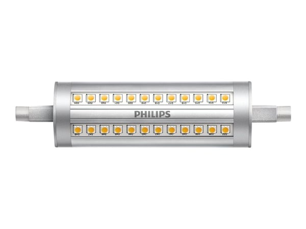 Philips - LED-lyspære - form: korn - R7s - 14 W (ekvivalent 100 W) - klasse E - hvitt lys - 3000 K