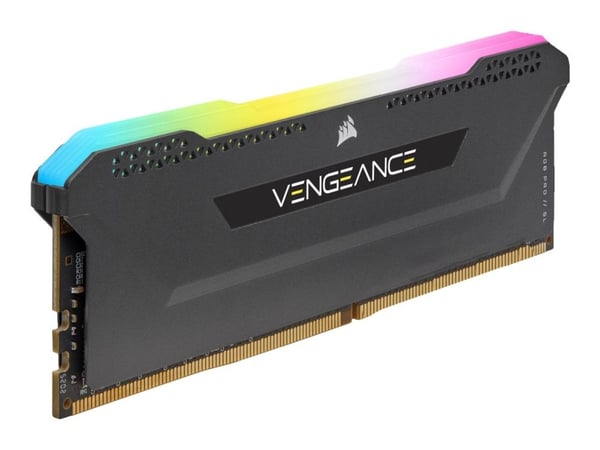 CORSAIR Vengeance RGB PRO SL - DDR4 - sett - 64 GB: 4 x 16 GB - DIMM 288-pin - 3200 MHz / PC4-25600 - CL16 - 1.35 V - ikke-bufret - ikke-ECC - svart