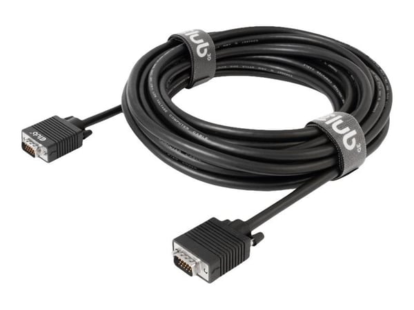 Club 3D - VGA-kabel - HD-15 (VGA) (hann) til HD-15 (VGA) (hann) - 10 m - 1080p-støtte