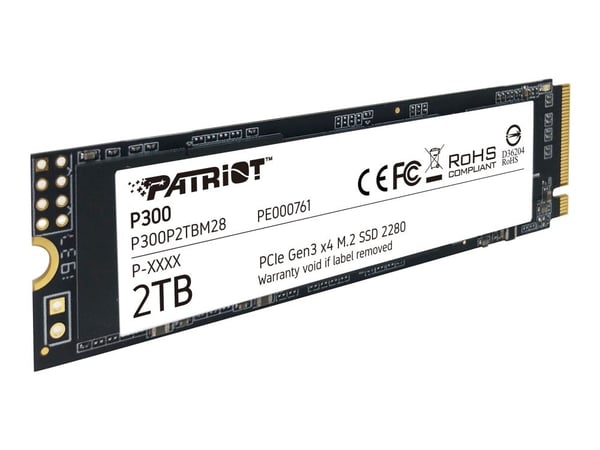 Patriot Memory P300, 2000 GB, M.2, 2100 MB/s