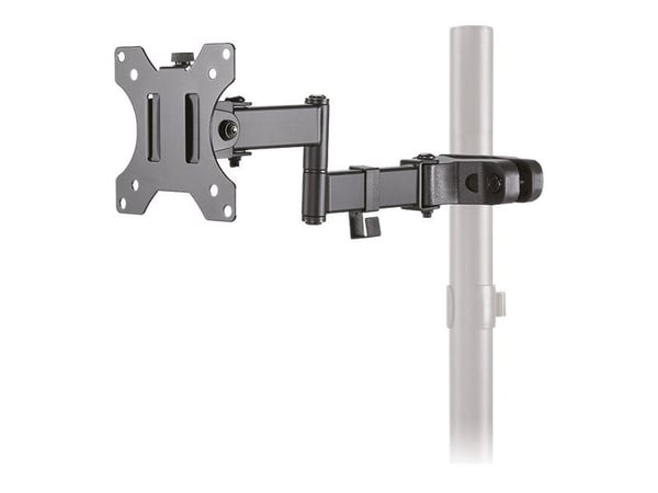 Neomounts FL40-450BL11 - Monteringssett (stangmontering) - full bevegelse - for TV - svart - skjermstørrelse: 17"-32"