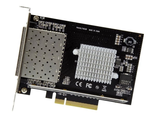 Startech Quad Port 10G SFP+ Network Card, Intel XL710 Open SFP+ Converged Adapter, PCIe 10 Gigabit Ethernet Server NIC, 10GbE Fiber Optic LAN Card ...