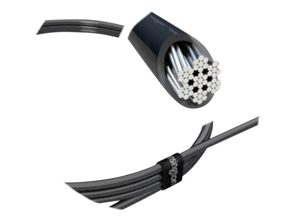 Kensington N17 Keyed Laptop Lock - Master Keyed - For Dell Devices - sikkerhetskabellås - 1.83 m