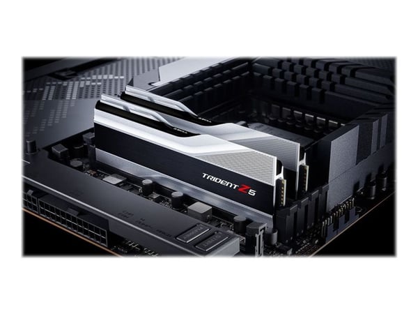 G.Skill Trident Z5 - DDR5 - sett - 32 GB: 2 x 16 GB - DIMM 288-pin - 6000 MT/s / PC5-48000 - CL36 - 1.35 V - ikke-bufret - ikke-ECC - metallic sølv