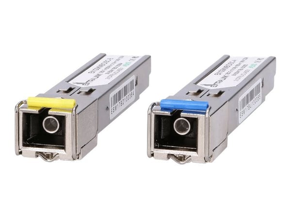 Extralink - SFP (mini-GBIC) transceivermodul - 1GbE, Fibre Channel, SONET - WDM - SC-enkeltmodus - opp til 3 km - OC-24 LR-1 - 1310 nm / 1550 nm (e...