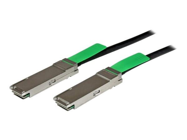 Startech MSA Uncoded Compatible 2m 40G QSFP+ to QSFP+ Direct Attach Breakout Cable Twinax, 40 GbE QSFP+ Copper DAC 40 Gbps Low Power Passive Transc...