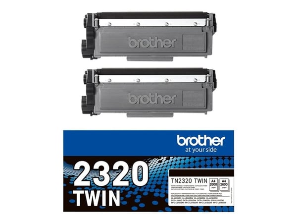Brother TN-2320TWIN, Musta, 1 kpl