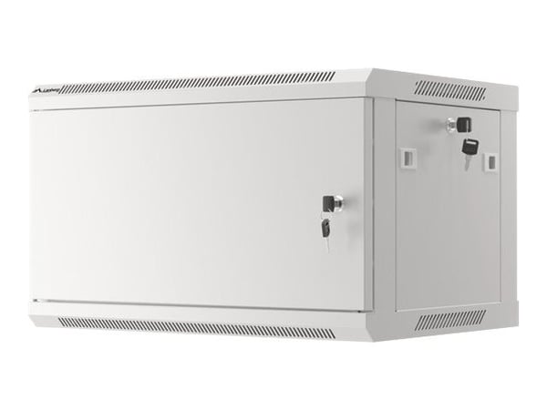 Lanberg WF01-6406-00S - Rack skap - veggmonterbar - grå, RAL 7035 - 6U - 19"
