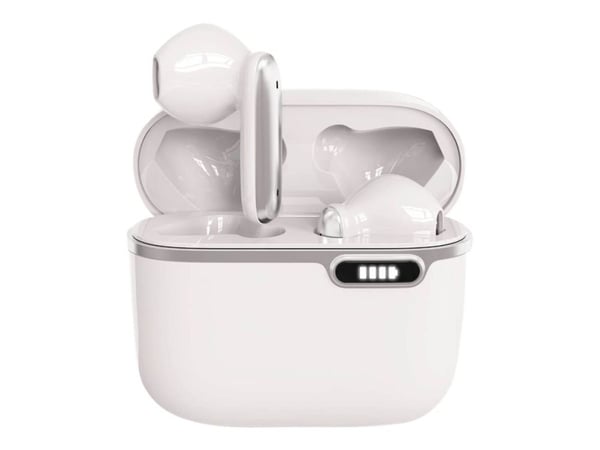 ART AP-TW-B4 - True wireless-hodetelefoner med mikrofon - ørepropp - Bluetooth - hvit