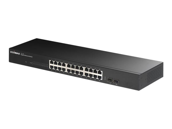 Edimax GS-1026 V3, Hallitsematon, Gigabit Ethernet (10/100/1000), Täysin kaksipuolinen, Telineasennus