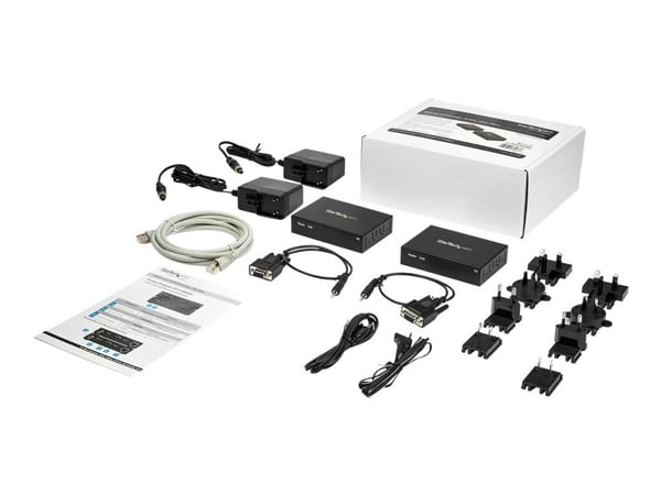 Startech HDMI over CAT6 Extender - 4K 60Hz - 330ft / 100m - IR Support - HDMI Balun - 4K Video over CAT6 (ST121HD20L) - Video/lyd/infrarød-utvider ...