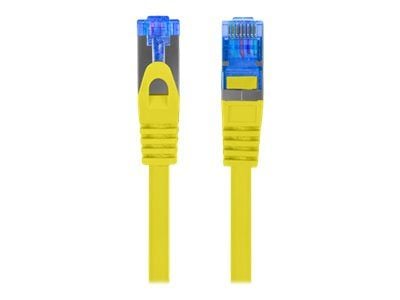 Lanberg - Liitäntäkaapeli - RJ-45 (uros) RJ-45 (uros) - 20 m - 0,98 cm - S/FTP - CAT 6a - säikeistetty - keltainen, RAL 1016