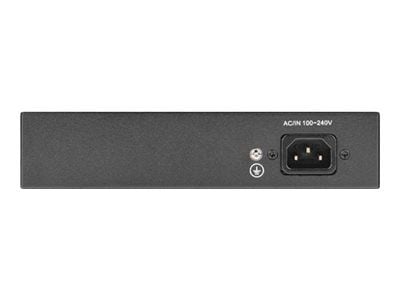 Lanberg RSFE-4P-2FE-60 - Switch - ikke-styrt - 2 x 10/100 (opplink) + 4 x 10/100 (PoE+) - stasjonær, veggmonterbar - PoE+ (60 W)