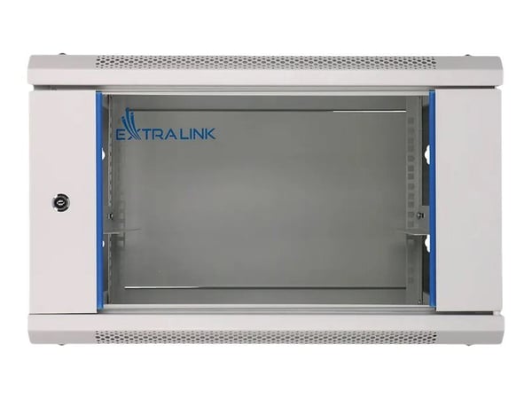 Extralink - Rack skap - veggmonterbar - grå - 6U - 19"