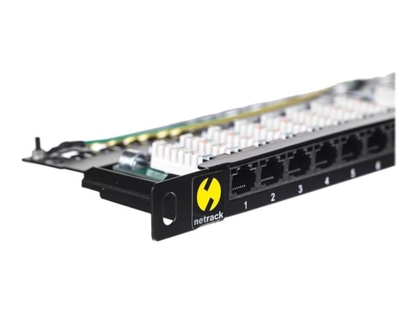 Netrack - Koblingspanel - CAT 5e - UTP - RJ-45 X 24 - 0.5U - 10"/19"