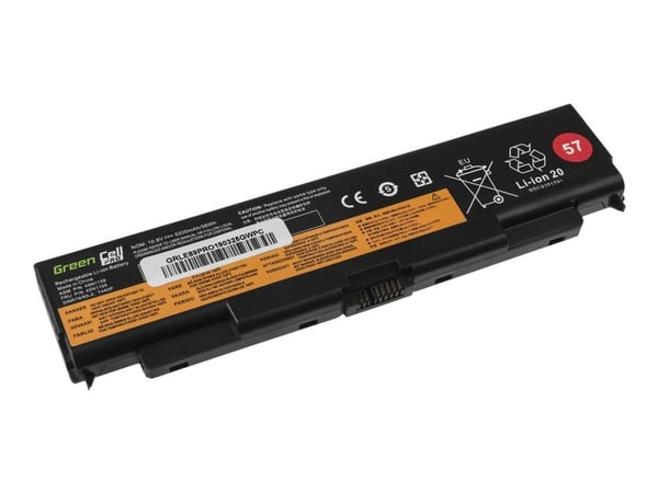 Green Cell PRO - Batteri til bærbar PC (tilsvarer: Lenovo 45N1158) - litiumion - 6-cellers - 5200 mAh - svart - for Lenovo ThinkPad L440; L540; T44...