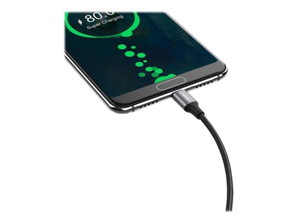 Ugreen - USB-kaapeli - USB (han) til USB-C (han) - USB 2.0 - 5 V - 3 A - 2 m - lajiteltu