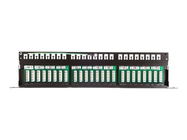 Netrack - Koblingspanel - CAT 5e - UTP - RJ-45 X 24 - 0.5U - 10"/19"