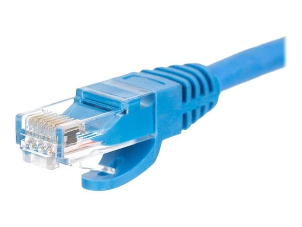Netrack - Patchkabel - RJ-45 (han) til RJ-45 (han) - 5 m - UTP - CAT 6 - formet, knastfri - blå