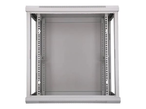 Extralink - Rackskap - 600x600 mm - veggmontert, gulvstående - grå - 12U - 19"