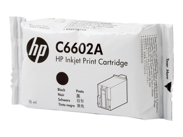 HP - 18 ml - svart - kompatibel - blekkpatron - for Addmaster IJ 6080, 6160, 7100; Ithaca BANKjet 2500; KITCHENjet 1000; POSjet 1000, 1500