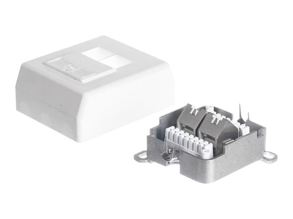 Netrack Complete - pistorasia - RJ 45 - 2 verkkopistorasiaa