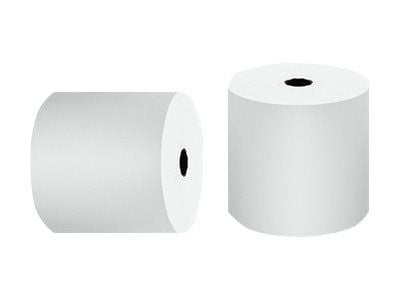 Qoltec - Papir - hvit - Rull (8 cm x 70 m) 10 rull(er) termomottakspapir