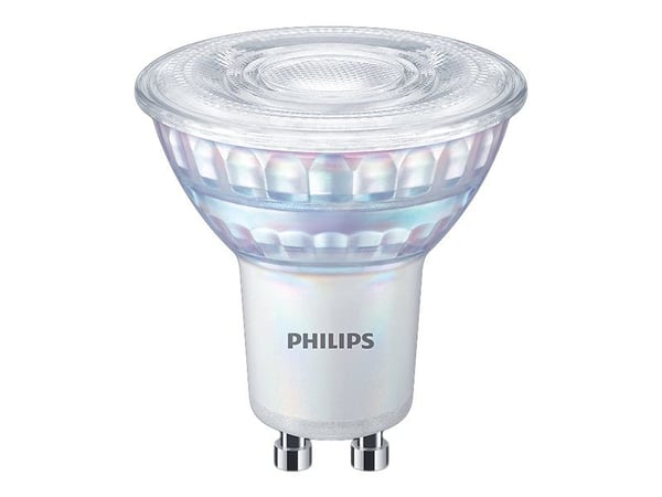 Philips - LED-spotlight - GU10 - 2.6 W (motsvarande 35 W) - klass F - varmt vitt ljus - 2200-2700 K (paket om 2)