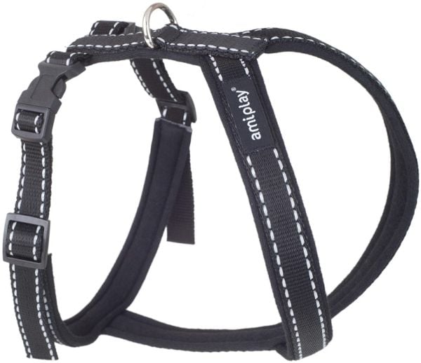 Amiplay seleforlenger M 34x49-59 cm svart