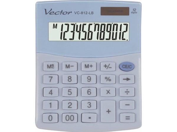 Vector Smart 3724 KAV VC-812 LB miniräknare