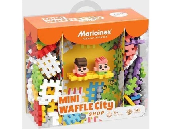 Waffle mini-byggklosser - Shop 148 elementer