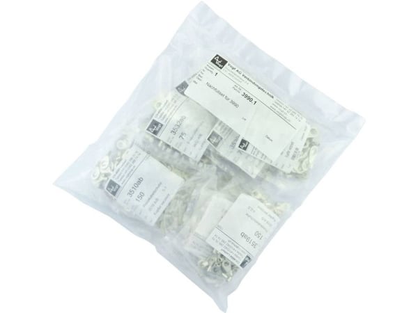 Vogt Verbindungstechnik ringkabelsko-sortiment 0,50 mm² 6 mm² sølv 1000 stk