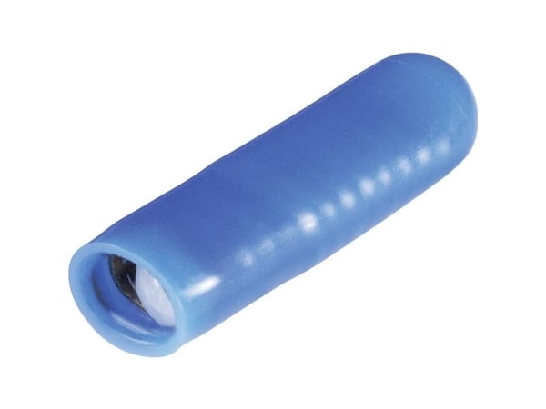 TRU COMPONENTS 808673 93014c948 Enkeltladerstik fleksibel: 0.08-0.38 mm² stift: 0.08-0.38 mm² Poltal: 2 100 stk Blå