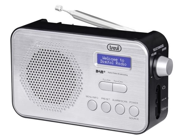 Trevi DAB 7F92 R, Bærbar, Digitalt, DAB, DAB+, FM, 87,5 - 108 MHz, 174.928 - 239.2 MHz, LCD