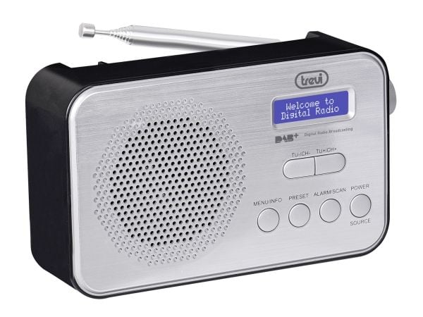 Trevi DAB 7F92 R, Bærbar, Digitalt, DAB, DAB+, FM, 87,5 - 108 MHz, 174.928 - 239.2 MHz, LCD