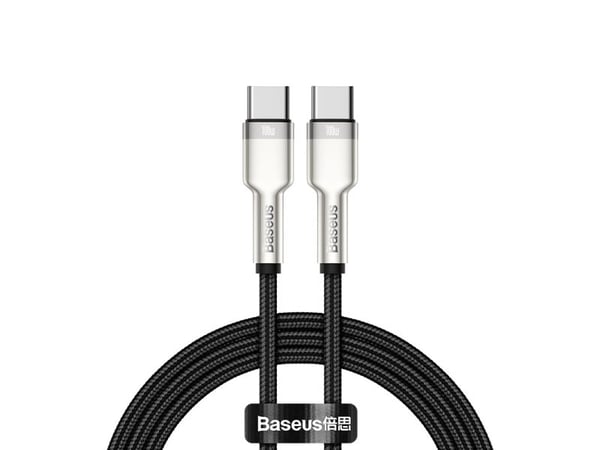 Baseus 6953156232068, 2 m, USB C, USB C, USB 2.0, 480 Mbit/s, Svart