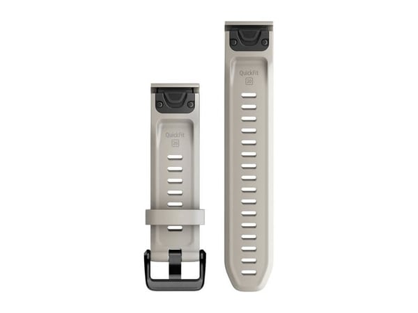 Garmin QuickFit 20, Bånd, SmartWatch, Sand, Garmin, D2 Delta S, Descent Mk2S, fenix 5S, fenix 5S Plus, fenix 6S, fenix 6S Pro og Sapphire, fenix .....
