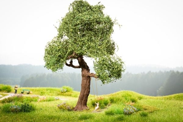 NOCH micro-motion Tree with Swing, HO (1:87), 1 stykker