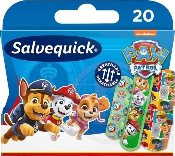 SALVEQUICK barneplaster PAW Patrol 20 stk