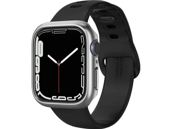 Spigen ACS04178, Etui, Smartklokke, Grafitt, Apple, Watch Series 7 (45mm), Polykarbonat (PC)